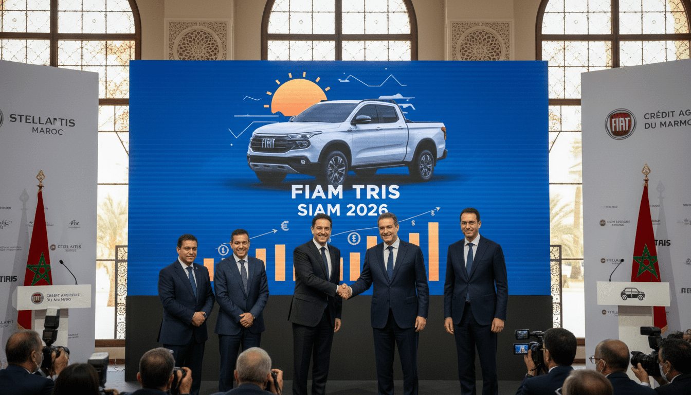 SIAM 2026 Stellantis Maroc et Crédit Agricole lancent financement pour FIAT TRIS