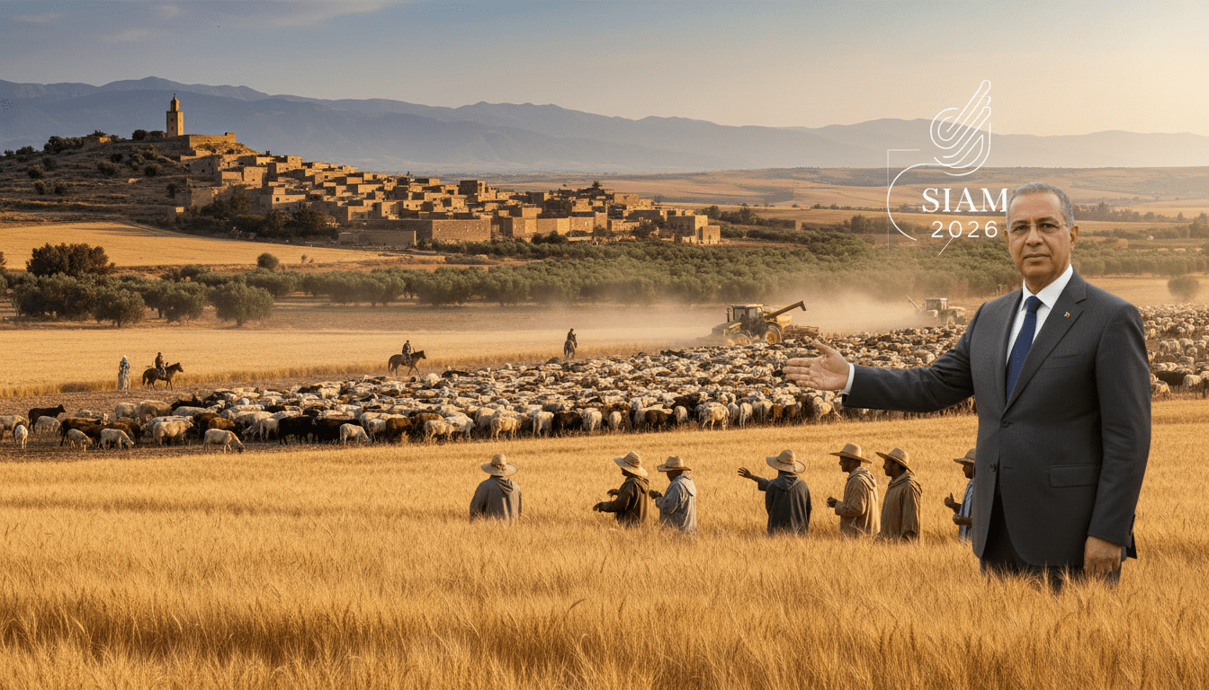 SIAM 2026 : production céréalière 90 millions de quintaux, cheptel 33 millions de têtes