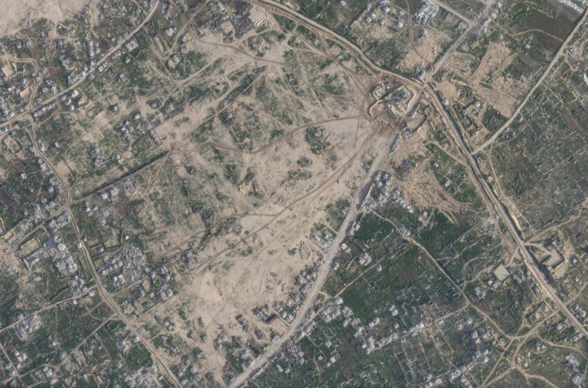  Satellites montrent Israël bâtir des bases militaires permanentes à Gaza, Rafah non reconstruite