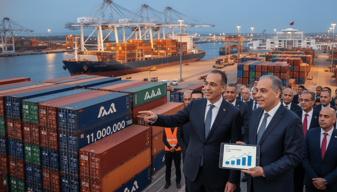 Tanger Med franchit 11 millions EVP et réalise 13 MMDH de CA