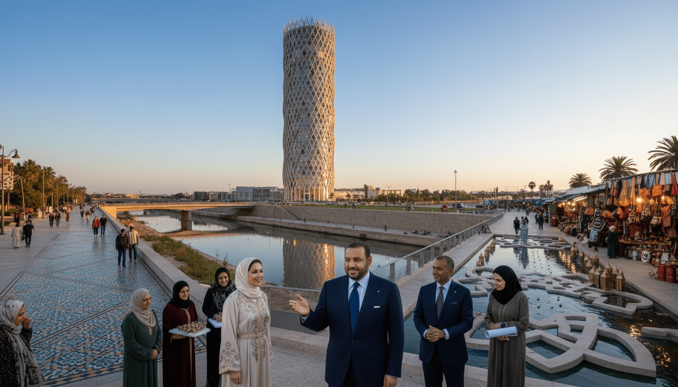 Tour Mohammed VI icône architecturale du savoir‑faire artisanal marocain à Rabat et Salé