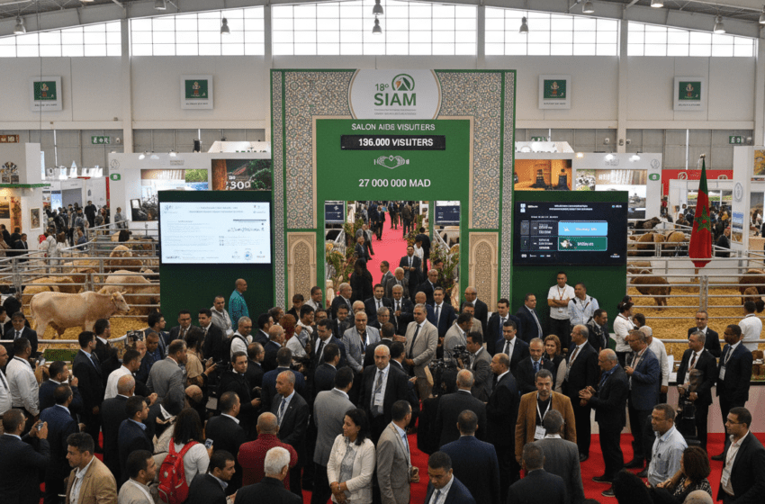  18e SIAM au Maroc enregistre 27 millions de dirhams et 1 136 000 visiteurs