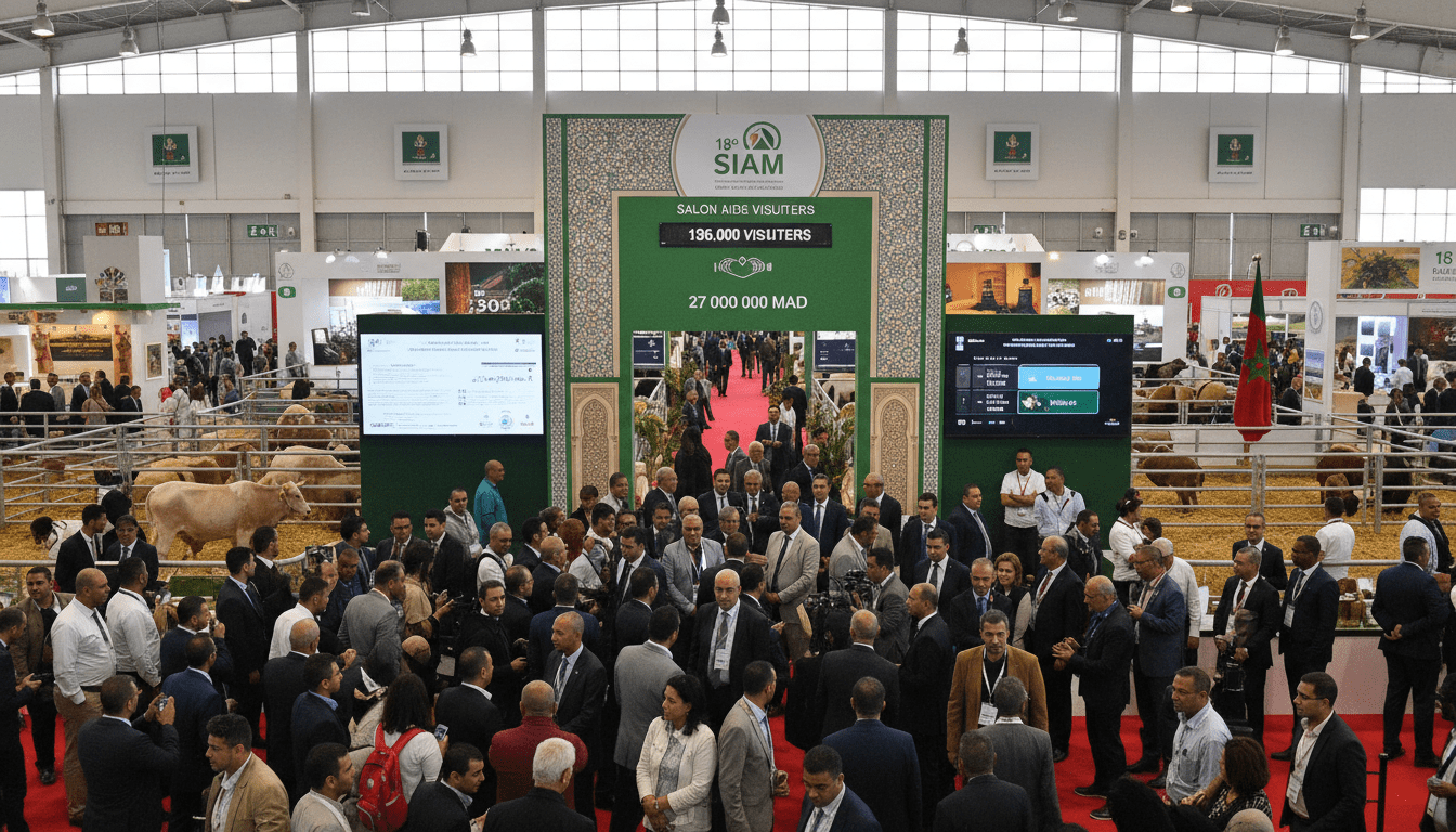 18e SIAM au Maroc enregistre 27 millions de dirhams et 1 136 000 visiteurs