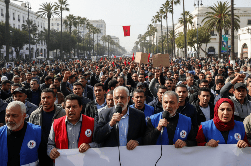  1er Mai au Maroc syndicats exigent hausse des salaires pour protéger le pouvoir d’achat