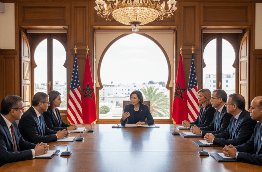  9e session à Rabat du suivi de l’ALE Maroc‑États‑Unis pour faciliter les exportations