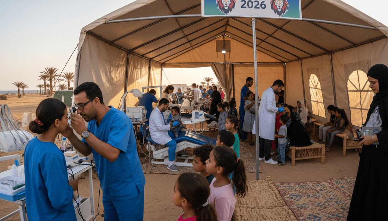 À Dakhla African Lion 2026 mobilise soins ophtalmologiques et dentaires gratuits pour enfants