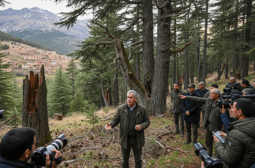  ANEF affirme l’absence de déforestation systématique dans les cédraies de Bouiblane et Bounaceur