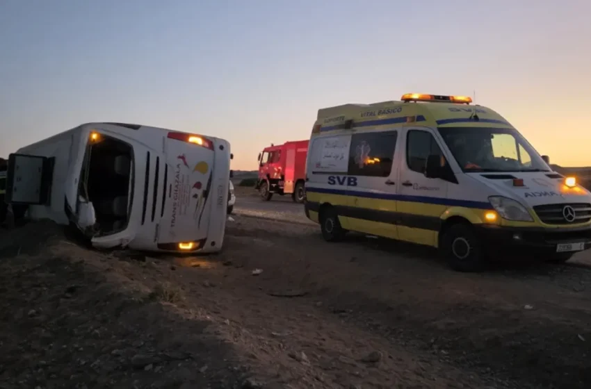  Accident mortel entre un bus et un camion à Guercif, quatre victimes recensées