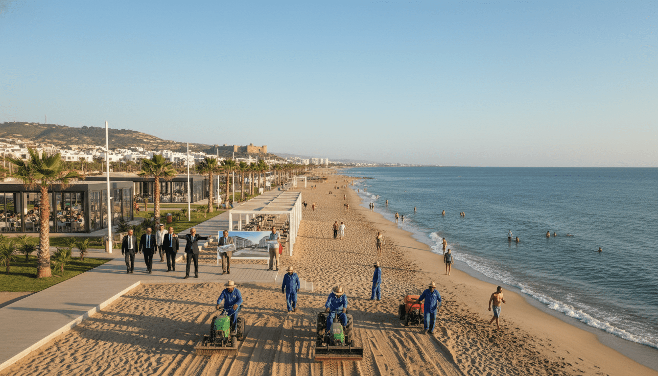 Agadir prévoit une gestion continue du littoral pour un été permanent