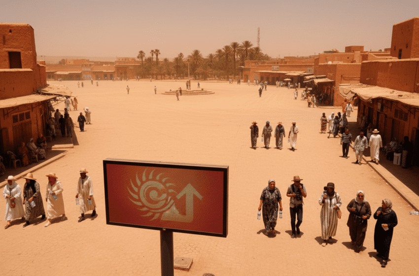  Alerte orange pour une forte chaleur au Maroc du 23 au 26 mai
