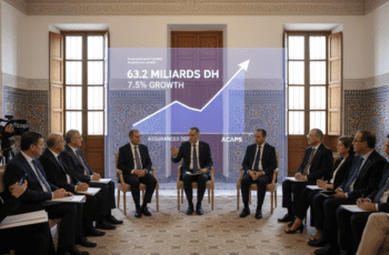Assurances 2025 : volume direct 63,2 milliards DH et croissance 7,5% selon l'Acaps