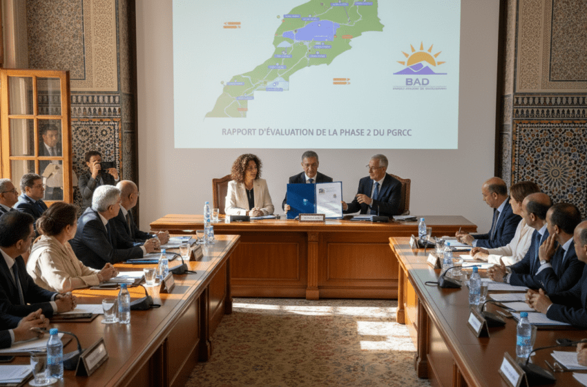  BAD publie le rapport d’évaluation de la phase 2 du PGRCC au Maroc