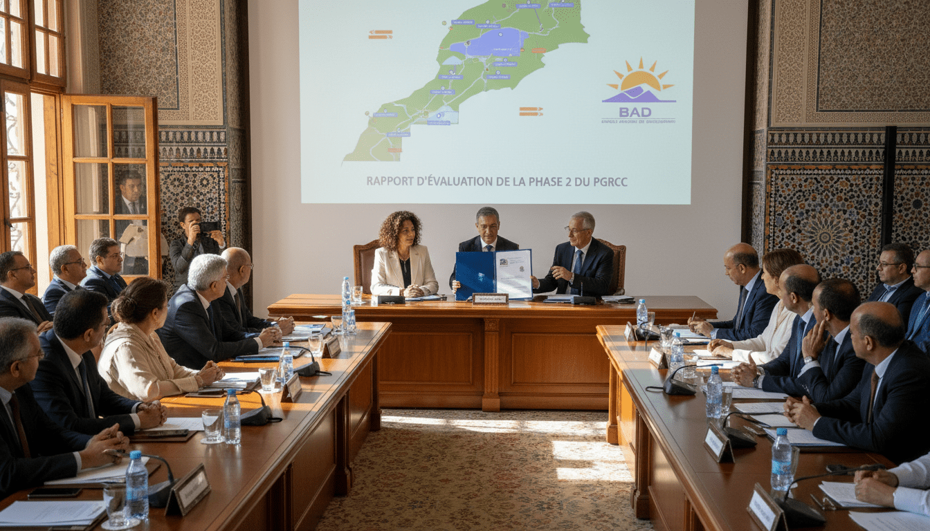 BAD publie le rapport d’évaluation de la phase 2 du PGRCC au Maroc