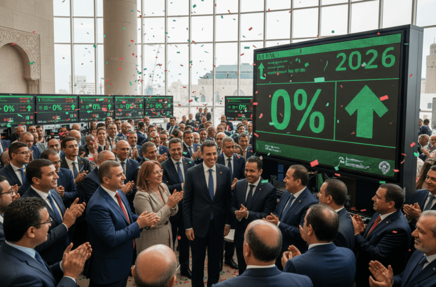  Bourse de Casablanca : stabilité à 0% en 2026, un zéro qui vaut performance