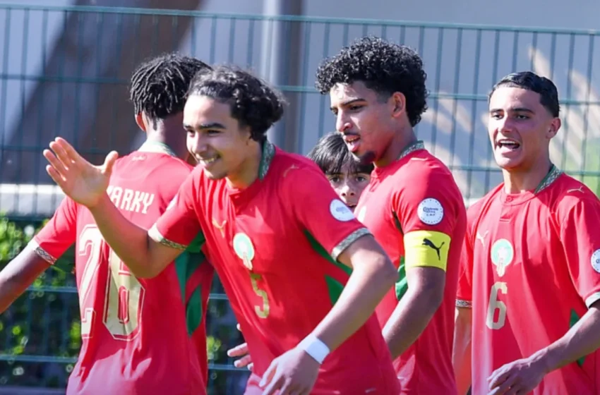  CAN U17 2026 Mohamed Habib Zinbi qualifie le Maroc en demi‑finale