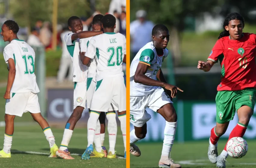  CAN U17 : Le Maroc affronte le Sénégal en demi-finale à Rabat
