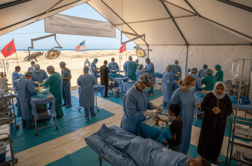  Caravane médico-chirurgicale maroco-américaine à Dakhla: 75 à 80 interventions le premier jour