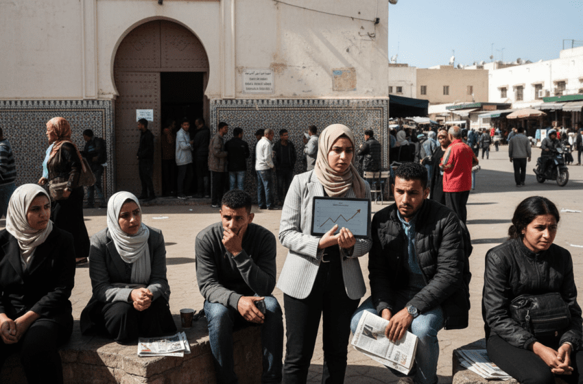  Chômage au Maroc 10,8% au T1 2026, jeunes et femmes les plus touchés