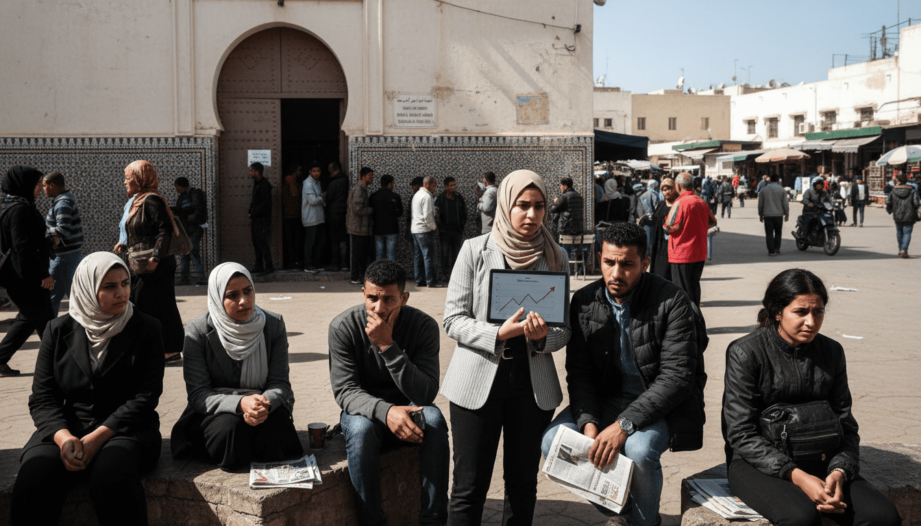 Chômage au Maroc 10,8% au T1 2026, jeunes et femmes les plus touchés