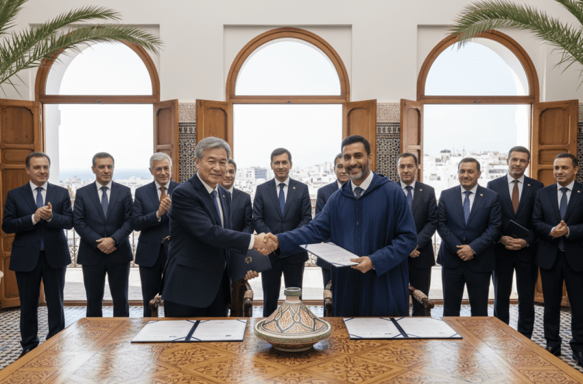  Corée du Sud et Maroc vont lancer des négociations pour un accord CEPA