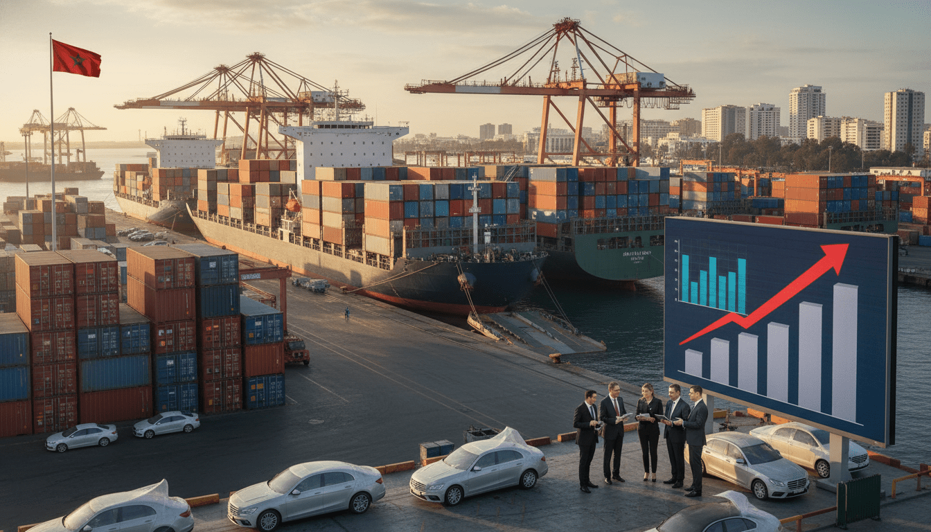 Déficit commercial du Maroc à 87,37 MMDH au T1 2026 importations en hausse
