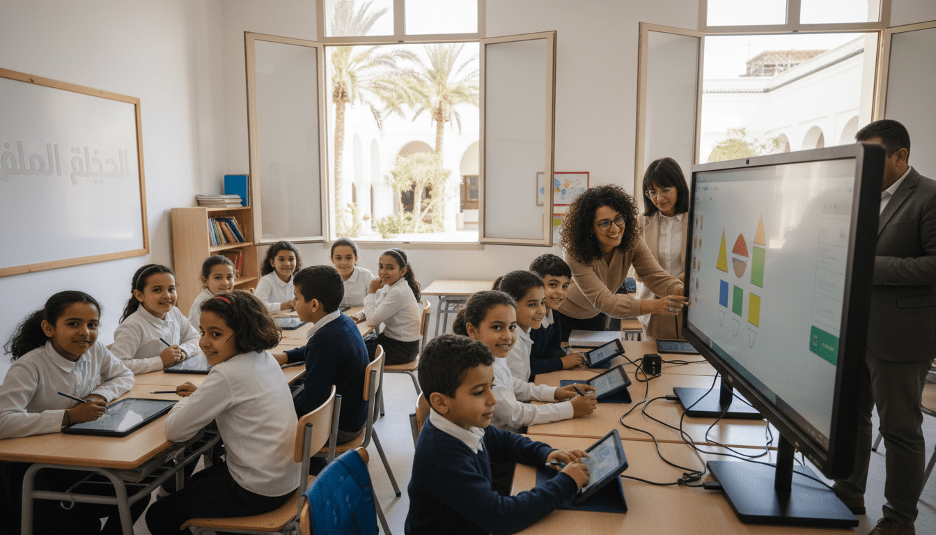 Écoles pionnières renforcent les progrès scolaires grâce au numérique et au soutien pédagogique