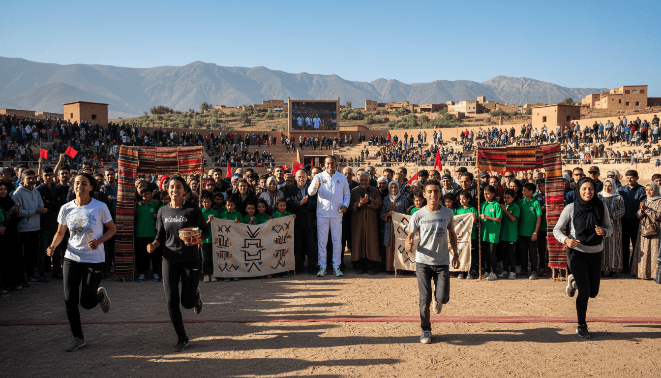 Événement sportif marocain rare alliant performance, engagement et impact social local