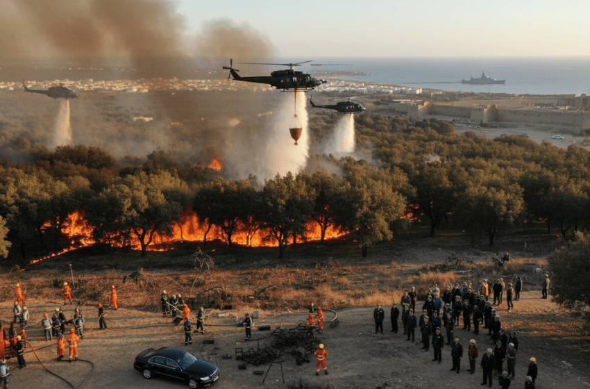  FOREX’26 à Tanger‑Assilah, exercice national de lutte contre les incendies de forêts