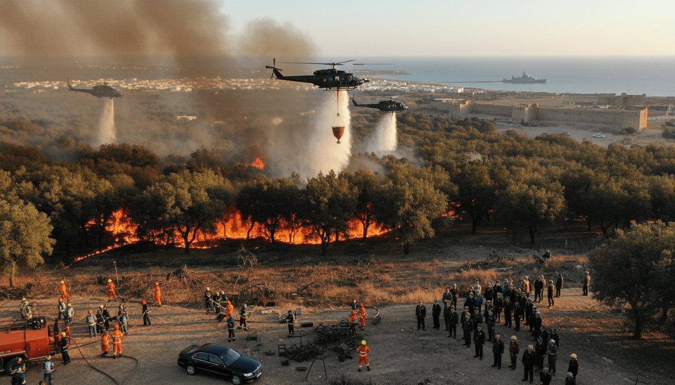 FOREX’26 à Tanger‑Assilah, exercice national de lutte contre les incendies de forêts