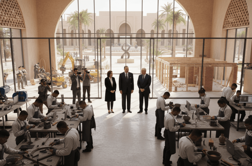  Formation professionnelle au Maroc : explosion de l’apprentissage, Cités des métiers et investissements massifs