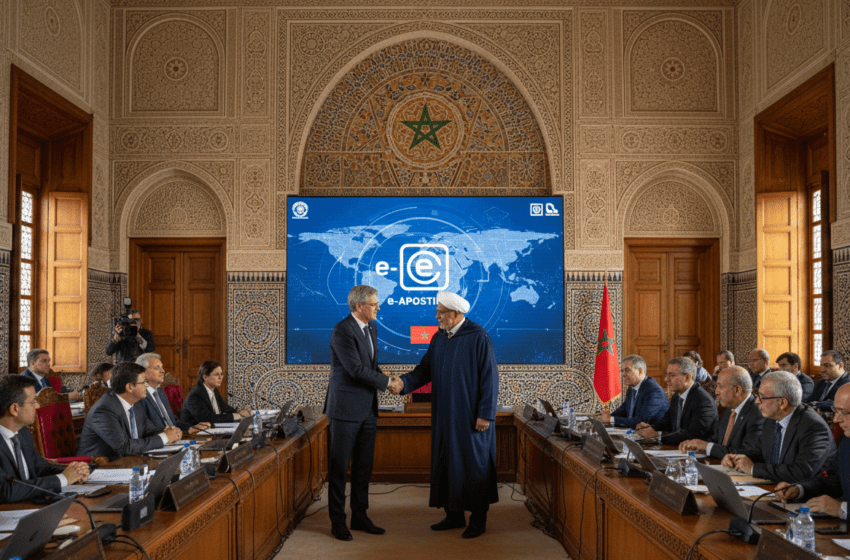  HCCH à Marrakech Bernasconi salue l’engagement du Maroc pour l’e-Apostille