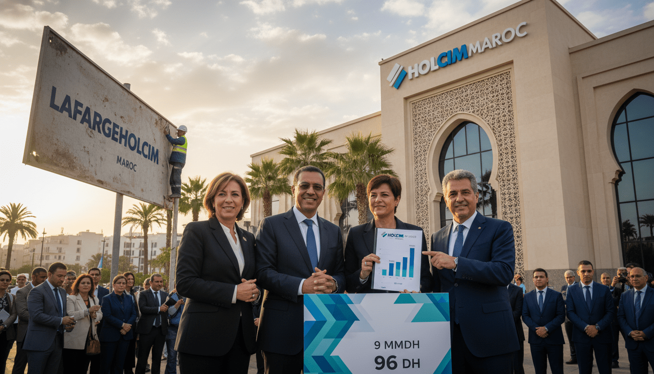 Holcim Maroc remplace LafargeHolcim Maroc, chiffre d’affaires 9 MMDH et dividende 96 DH