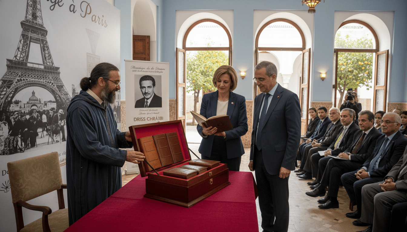 Hommage à Paris pour le centenaire de Driss Chraïbi et présentation d'un coffret