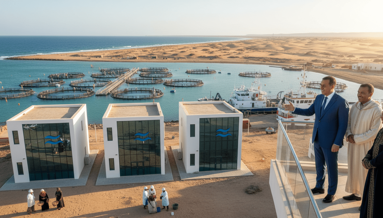 INRH Dakhla valorise l'économie bleue avec trois laboratoires et une station aquacole