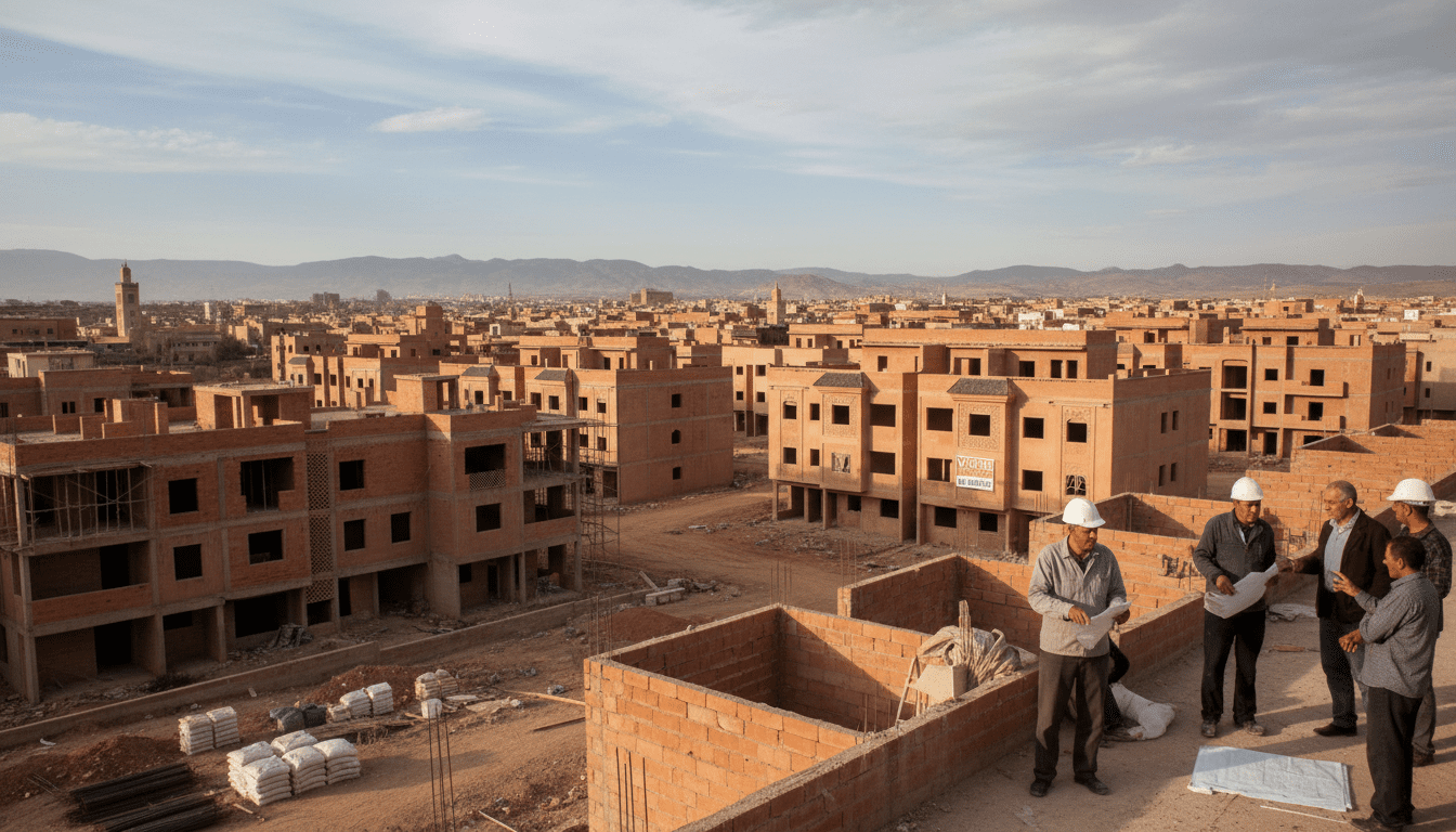 Immobilier à Fès résiste malgré hausse des coûts pénurie de main d'œuvre et invendus