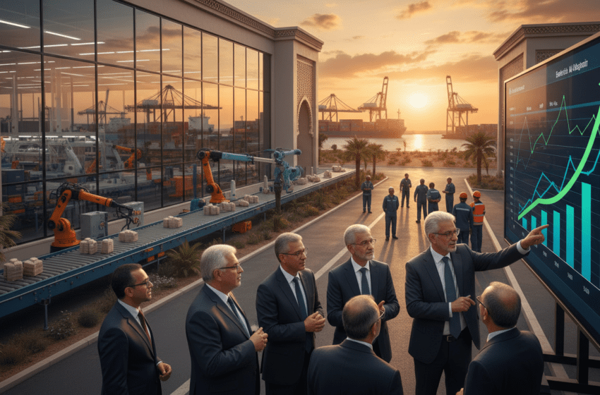  Industrie marocaine selon Bank Al-Maghrib : hausse prévue production et ventes malgré incertitudes