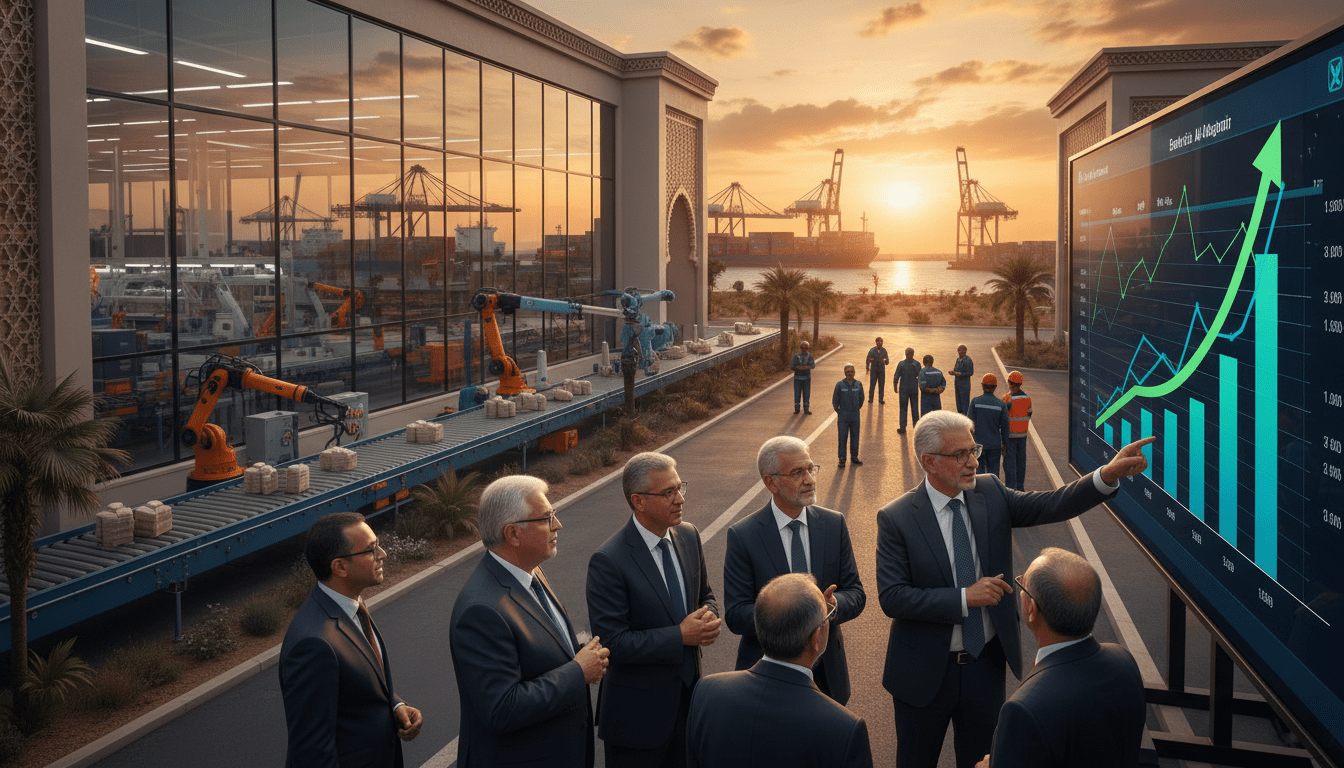 Industrie marocaine selon Bank Al-Maghrib : hausse prévue production et ventes malgré incertitudes