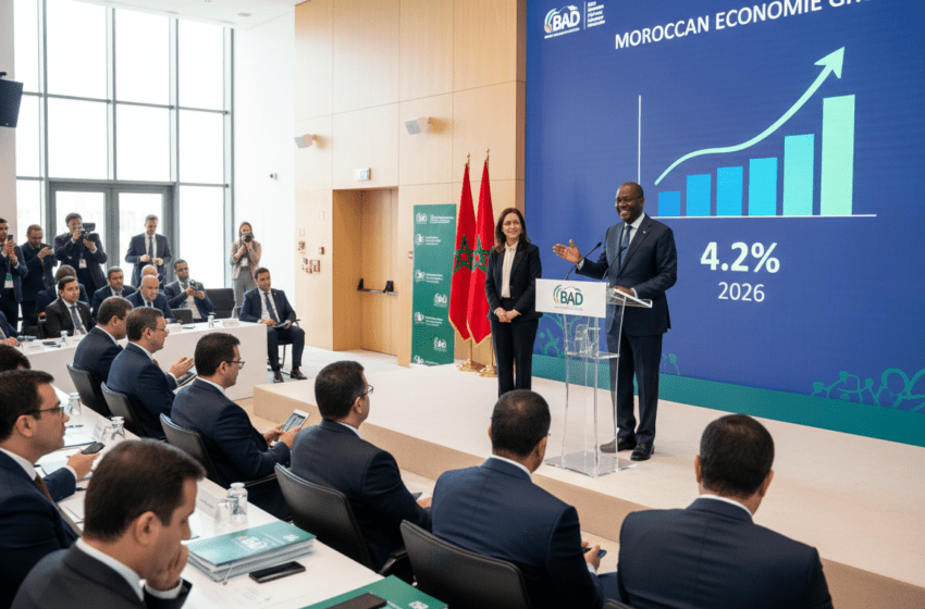  La BAD prévoit une croissance de 4,2 % pour l’économie marocaine en 2026