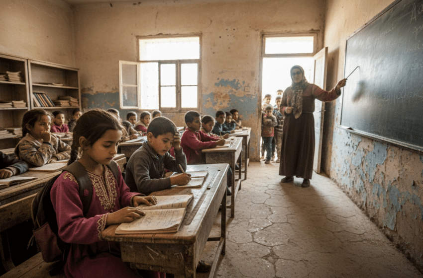  La pauvreté éducative reste élevée au Maroc malgré l’élargissement de l’accès à l’éducation
