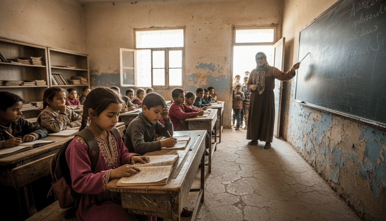 La pauvreté éducative reste élevée au Maroc malgré l'élargissement de l'accès à l'éducation