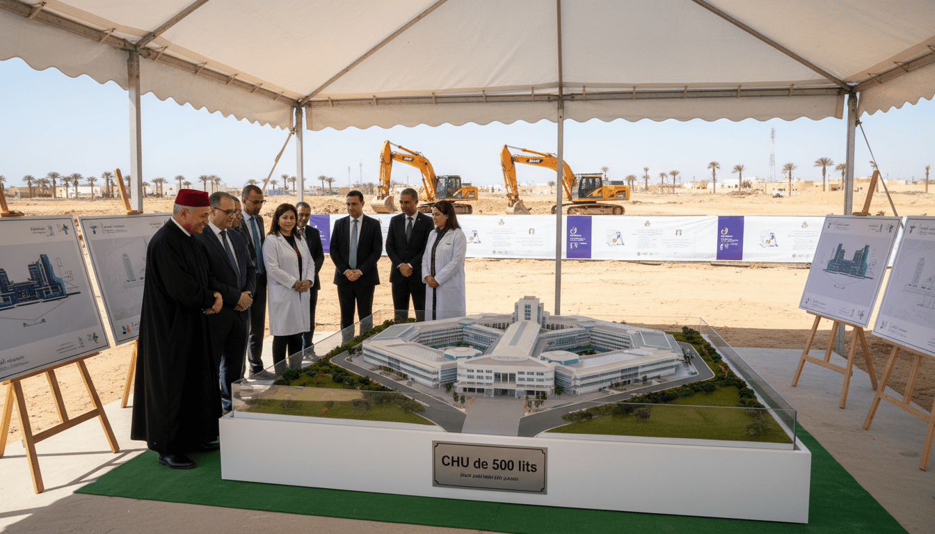 Lancement à Laâyoune du Groupement sanitaire territorial, CHU de 500 lits en phase finale