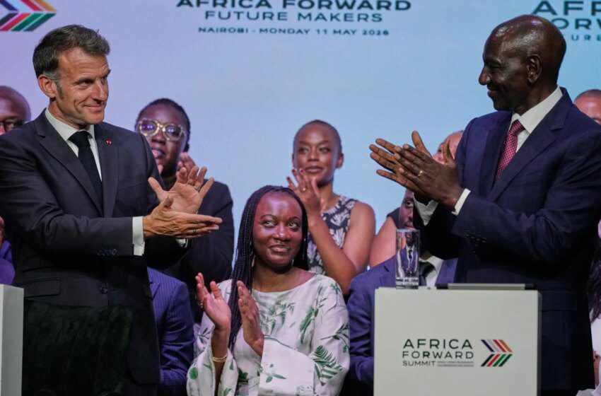  Macron à Nairobi annonce 23 milliards d’euros pour l’Afrique anglophone