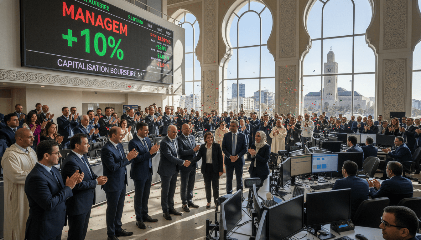 Managem devient la première capitalisation de Casablanca après une hausse de 10%
