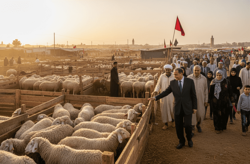  Marchés à bestiaux de Rabat‑Salé‑Kénitra prêts pour l’Aïd avec près d’un million de têtes