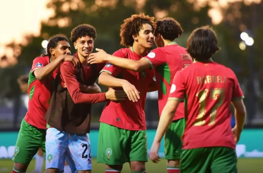  Maroc bat l’Égypte 2-1 et se qualifie pour les 8es de finale U17