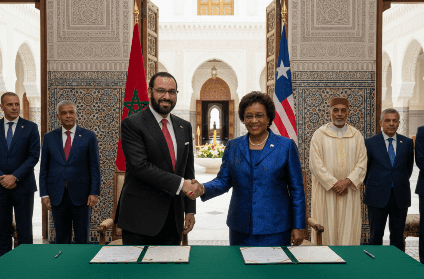  Maroc et Libéria signent à Rabat un mémorandum pour renforcer la coopération sécuritaire