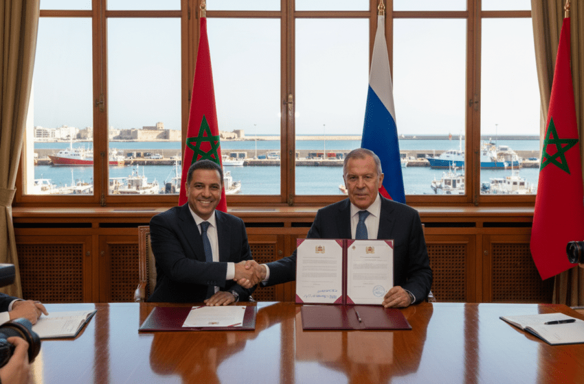  Maroc et Russie concluent un accord de pêche maritime signé le 17 octobre 2025