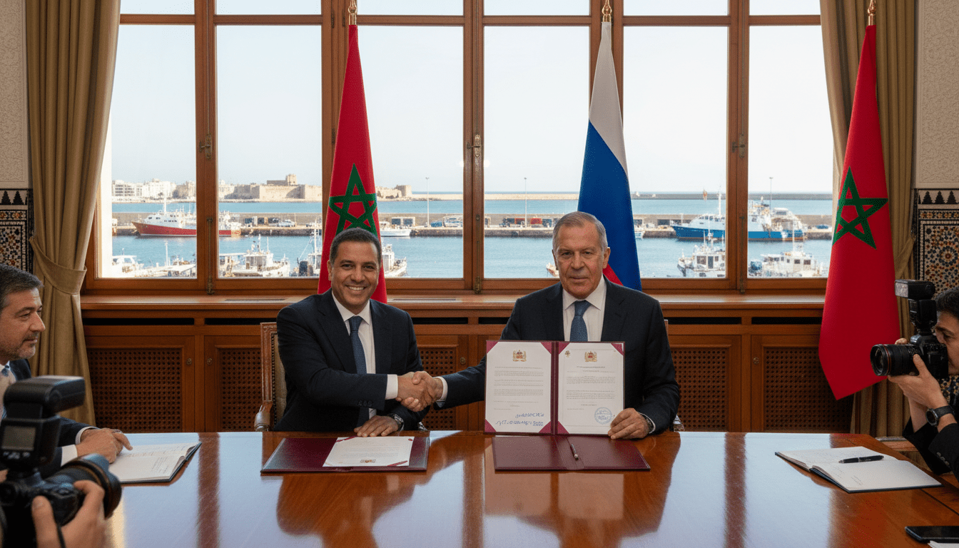 Maroc et Russie concluent un accord de pêche maritime signé le 17 octobre 2025
