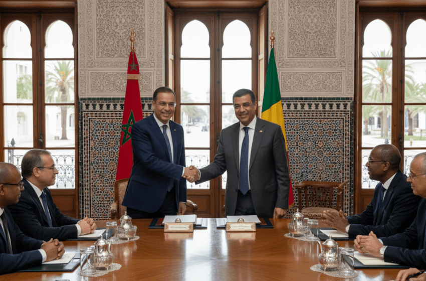  Maroc et Tchad conviennent d’une 2e commission mixte pour renforcer la coopération économique