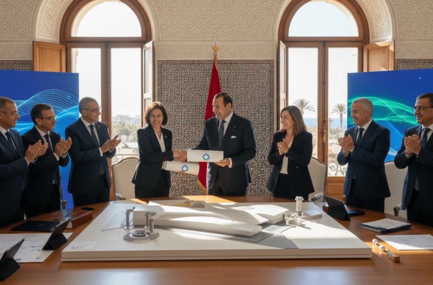  Maroc signe accord pour une industrie nationale de dessalement et souveraineté industrielle
